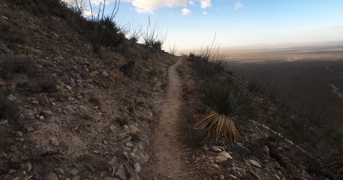 Hiking the Dog Canyon Trail in Alamogordo, NM at Oliver Lee State