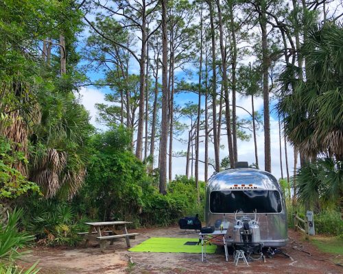 Airstream at St Andrews State Park