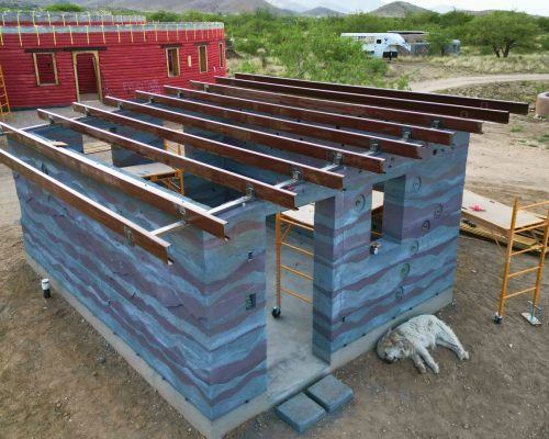 Lavacrete Lodge Metal Roof Frame A