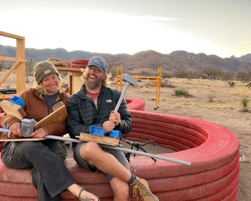 Hyperadobe Installing Electric Outlets