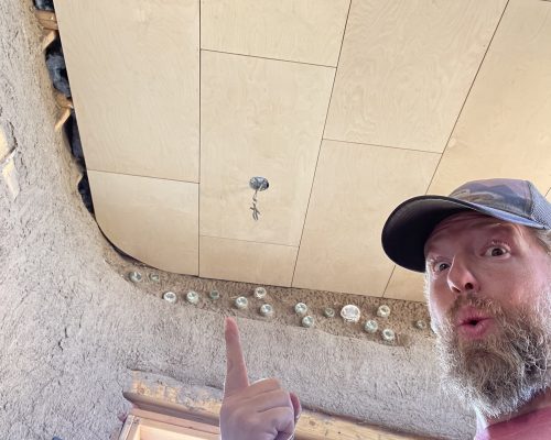 Jonathan Pointing at Celing