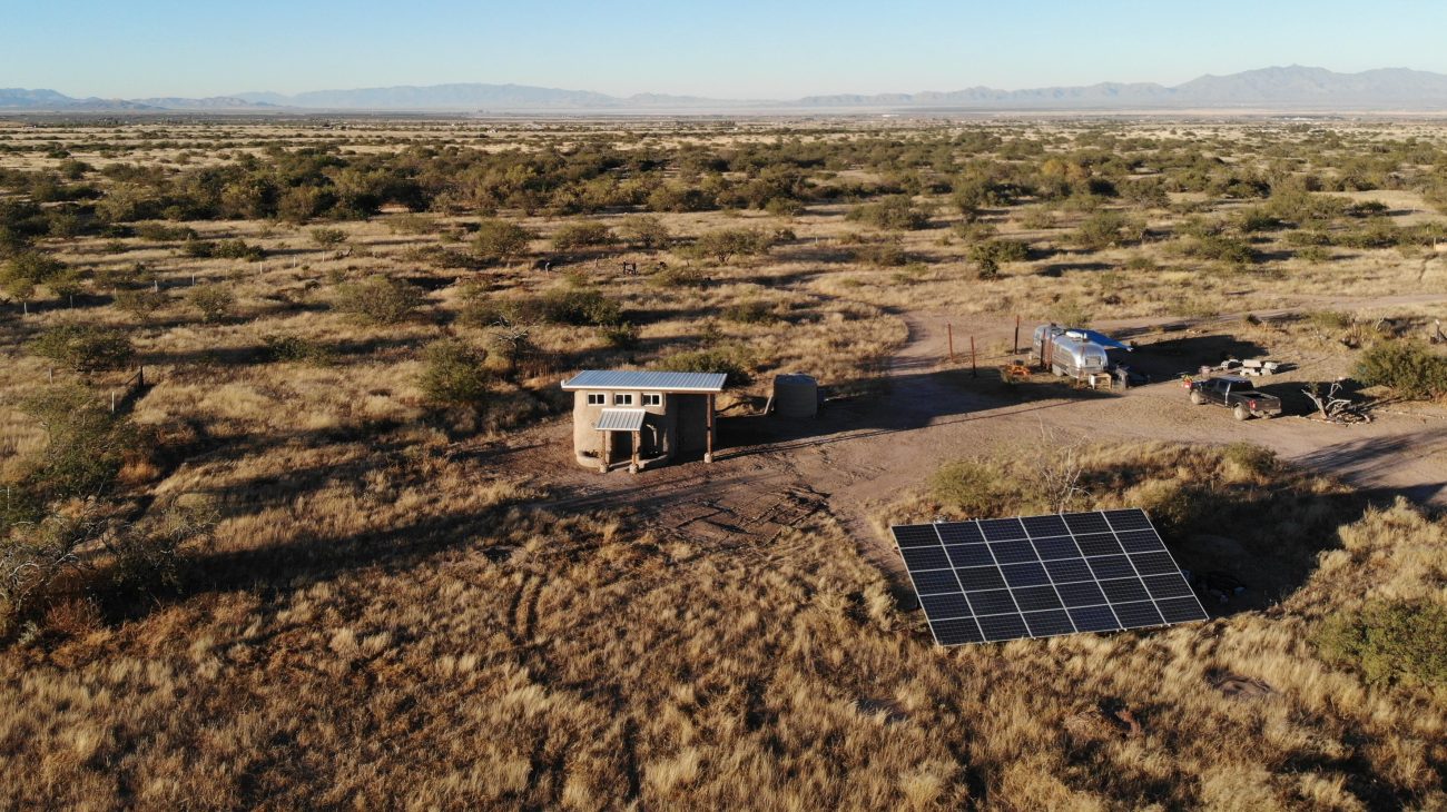 Solar Panel Array and Solar Shed
