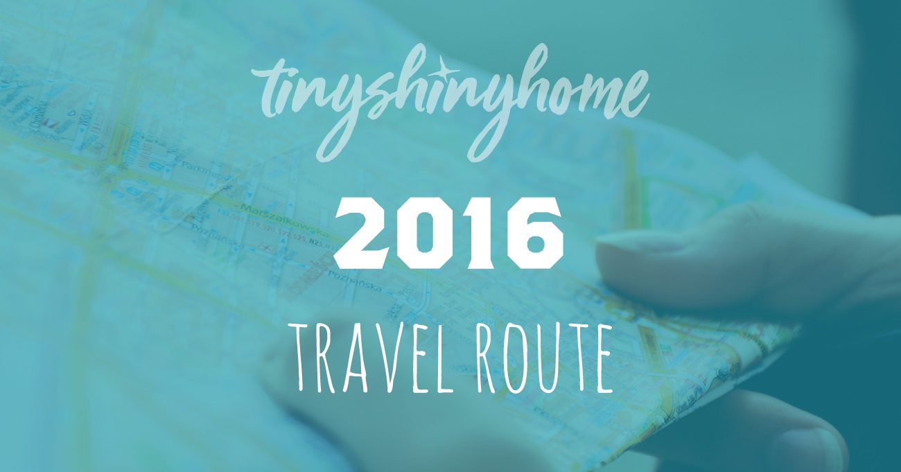 2016 Travel Route