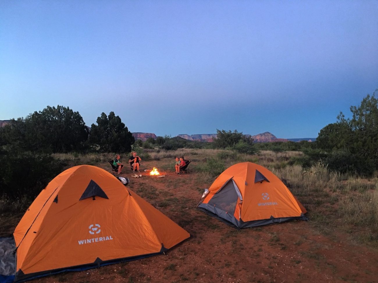 Tents Set Up In Sedona