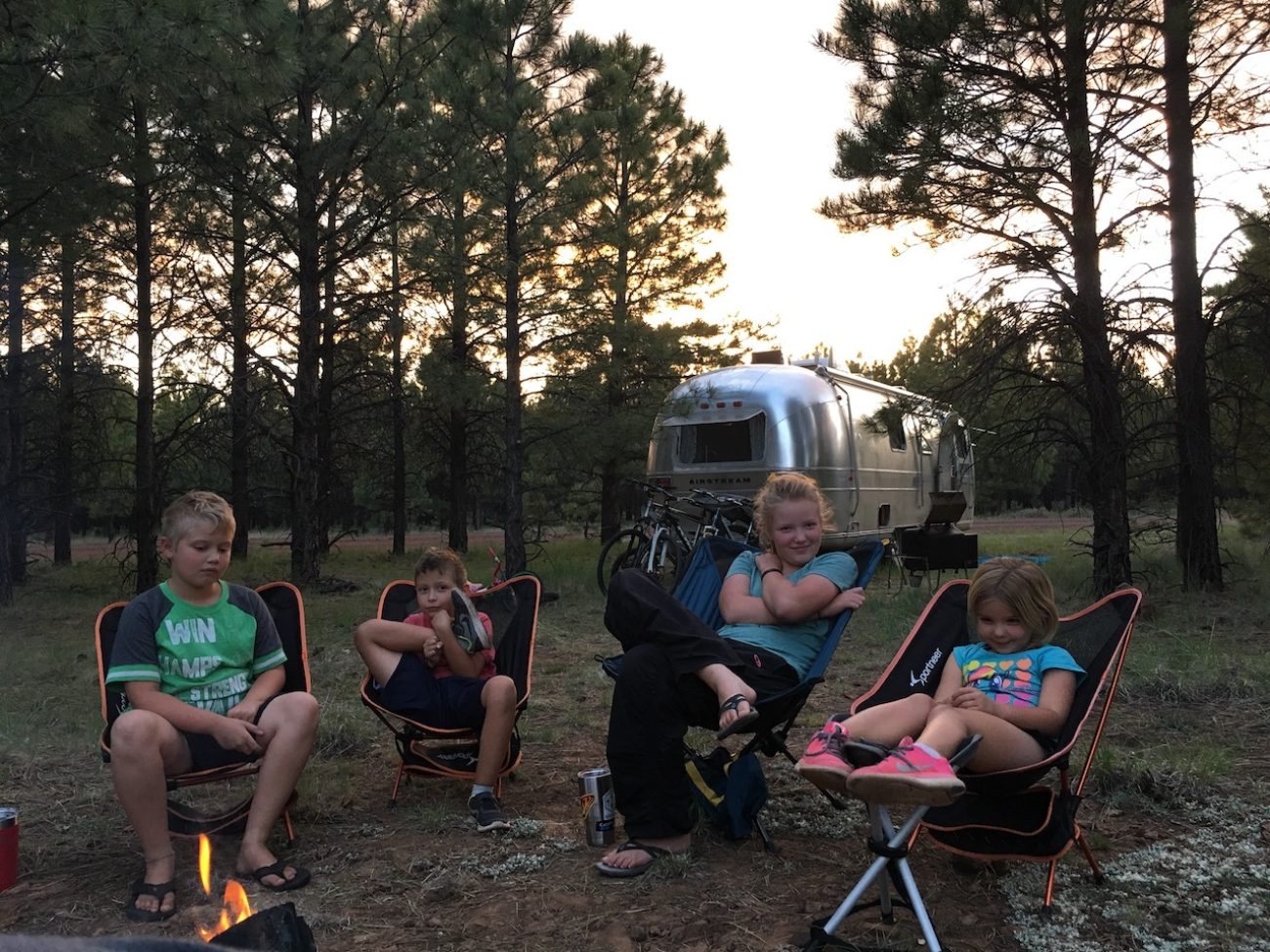 campfire in flagstaff