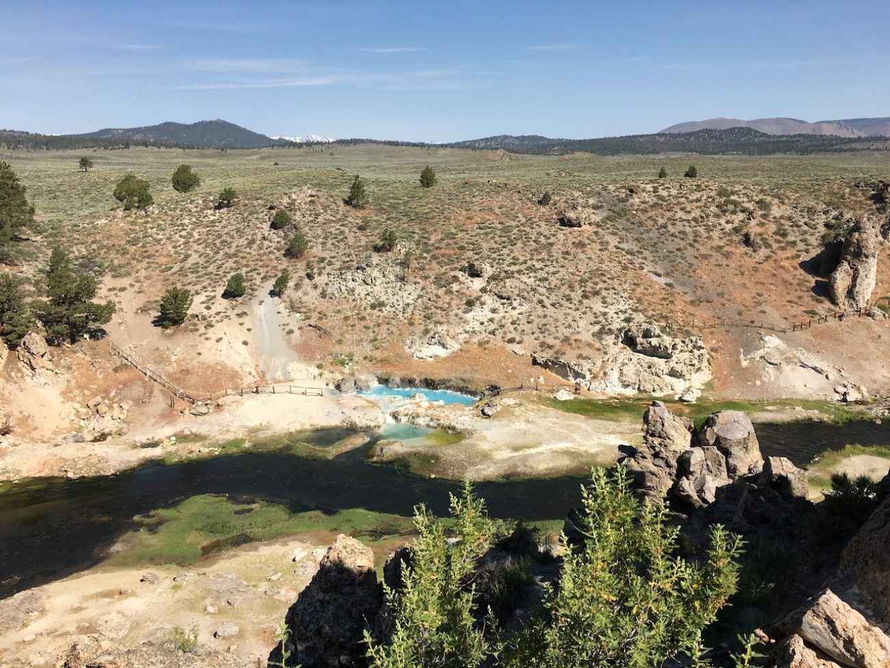 hot creek geological site