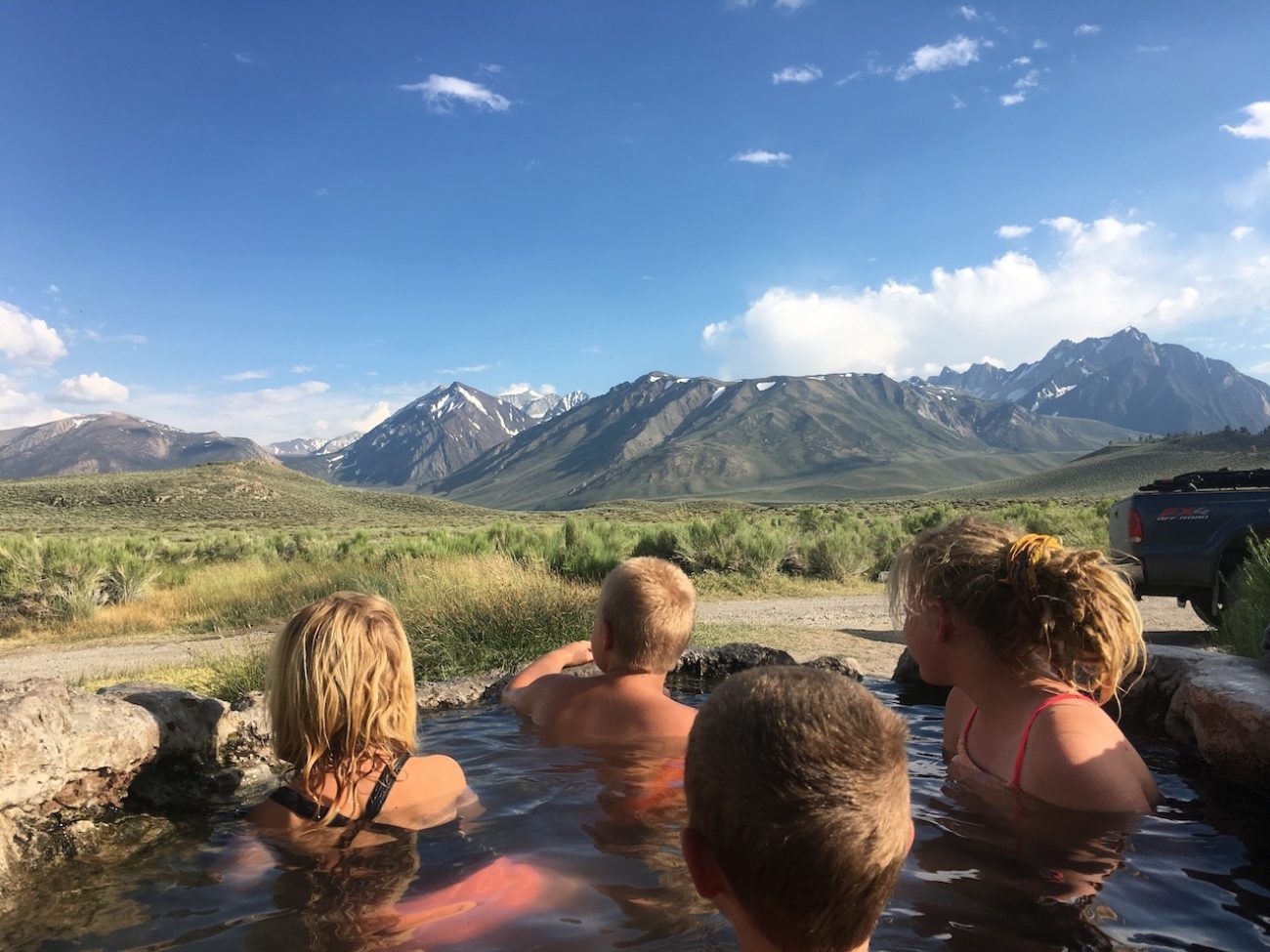 hot springs and eastern sierras