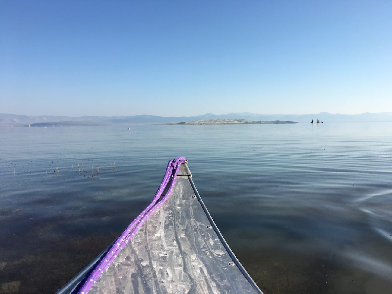 canoe mono lake