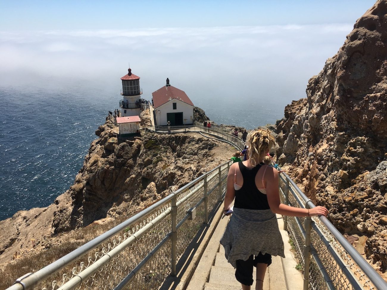 walking to point reyes lighthouse