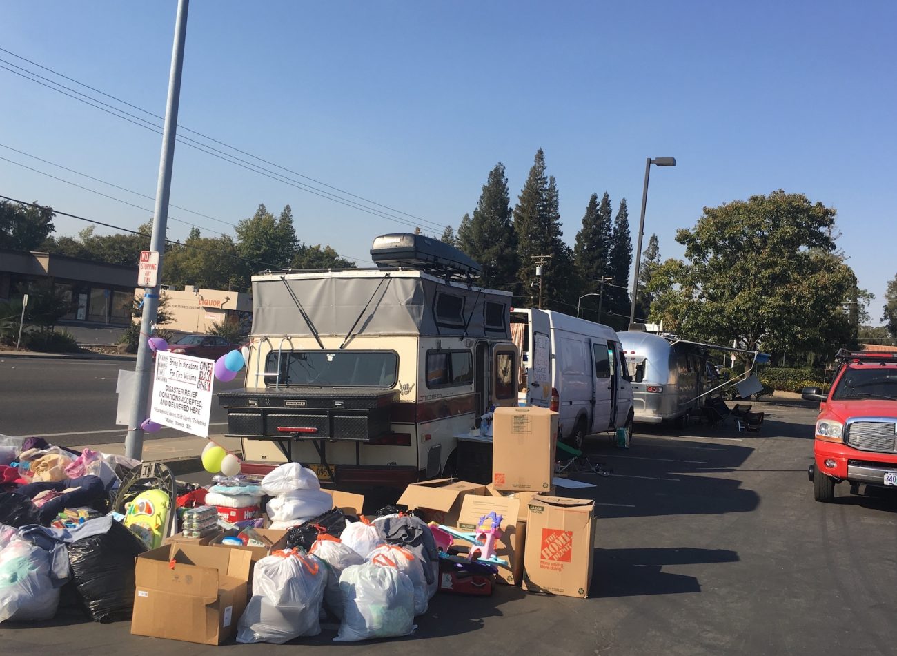 donations for fire victims