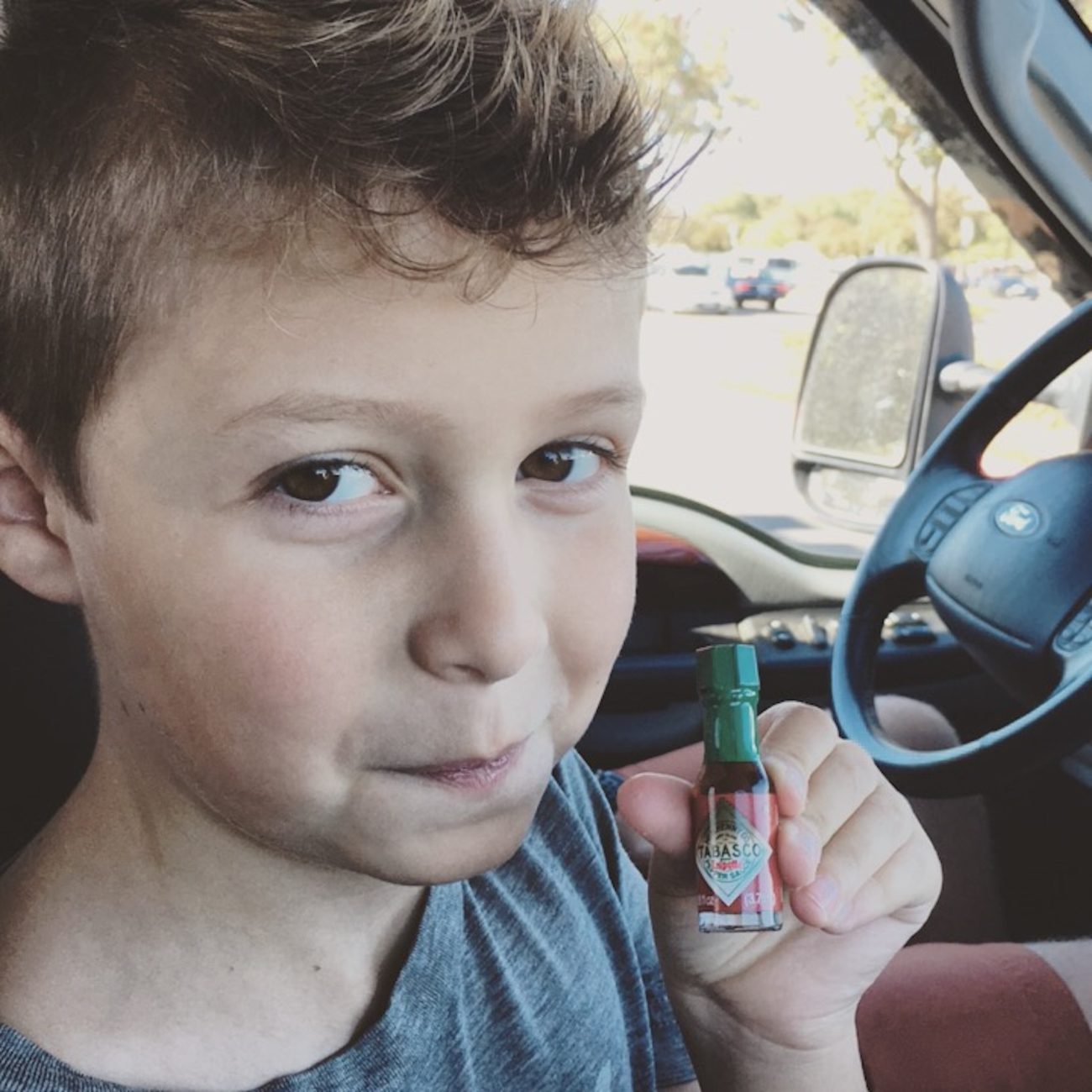 Jax and hot sauce