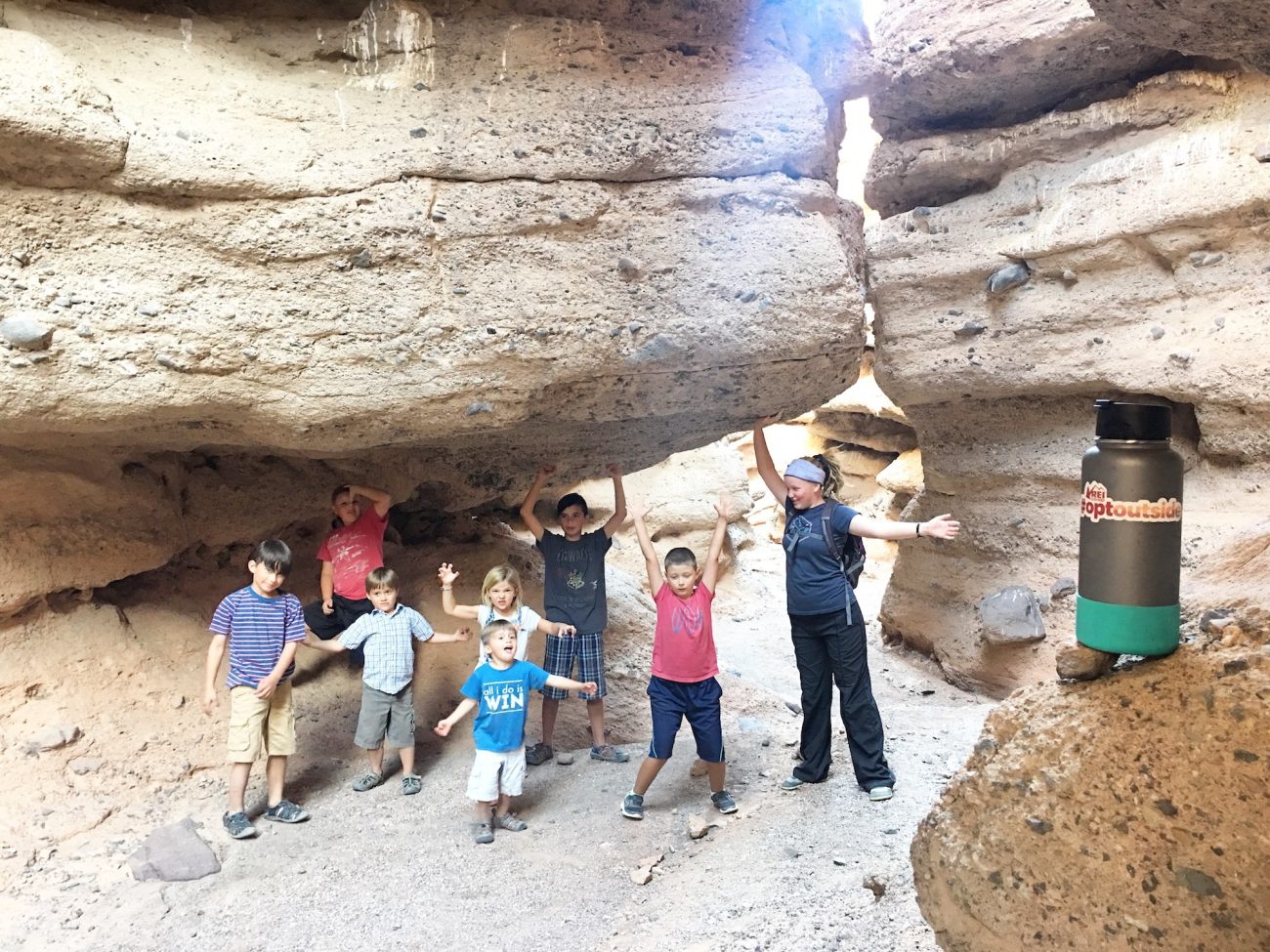 kids hiking with Ford's