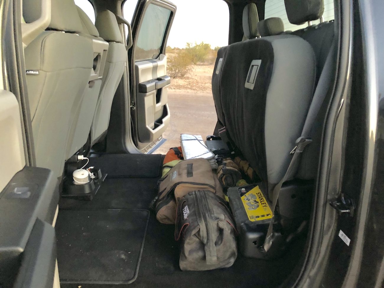 back seat storage