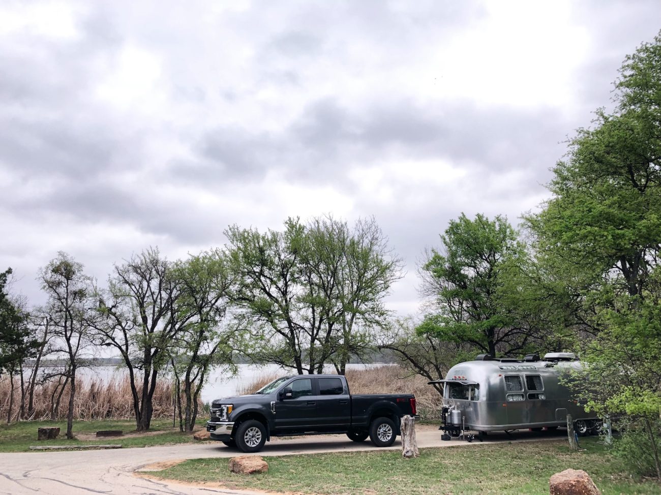 Airstream at Lake Mineral Wells State Park