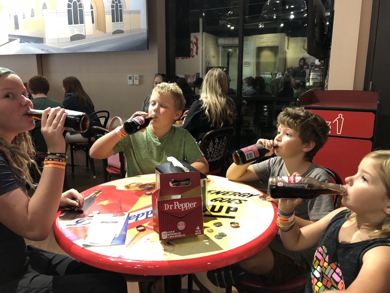 Drinks at Dr Pepper Museum