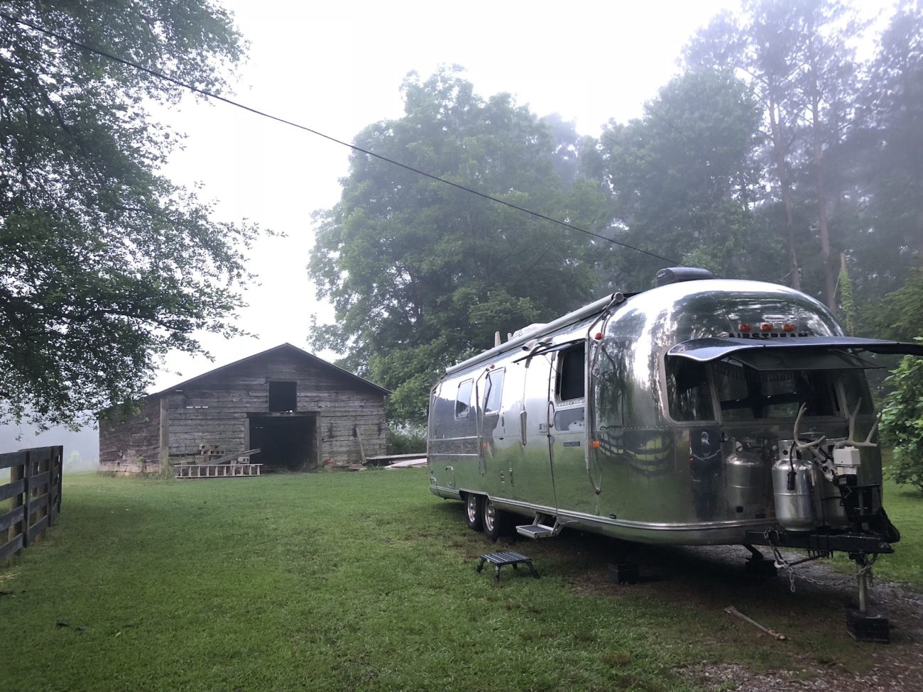 Airstream in GA with friends