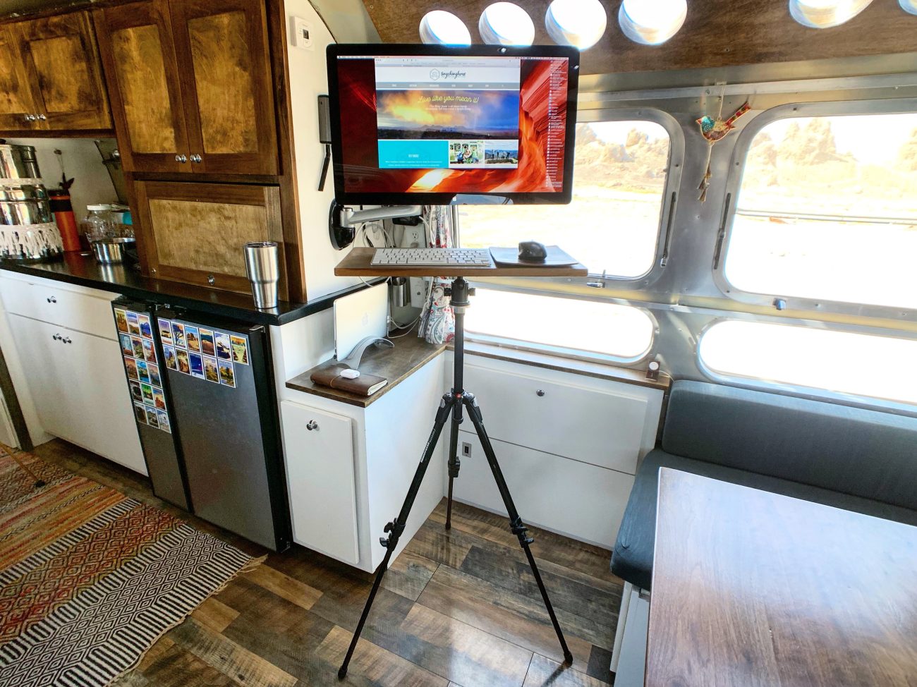 Airstream Desk - DIY Standing Desk