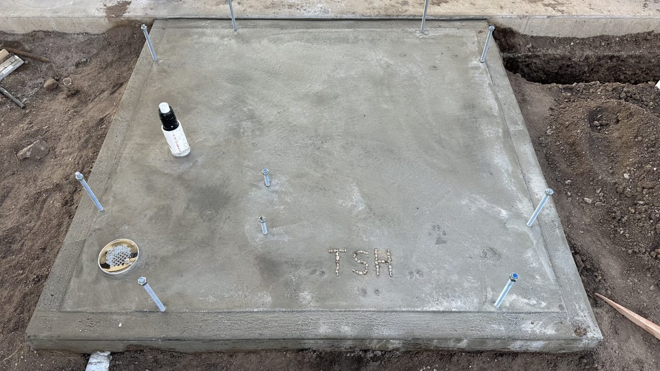AS Pumphouse Concrete Pad