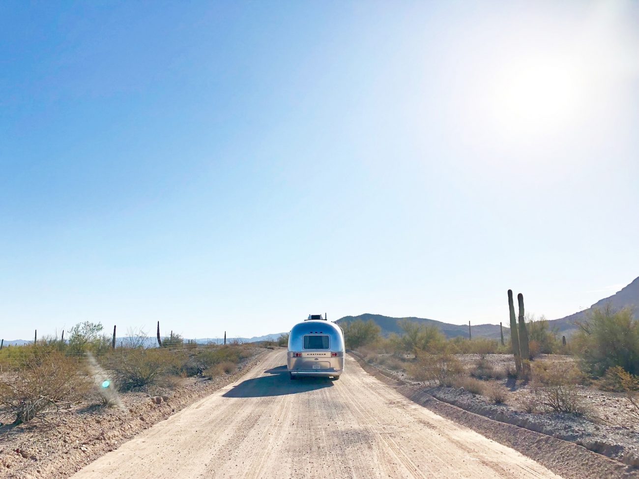 Airstream Leaving Ajo