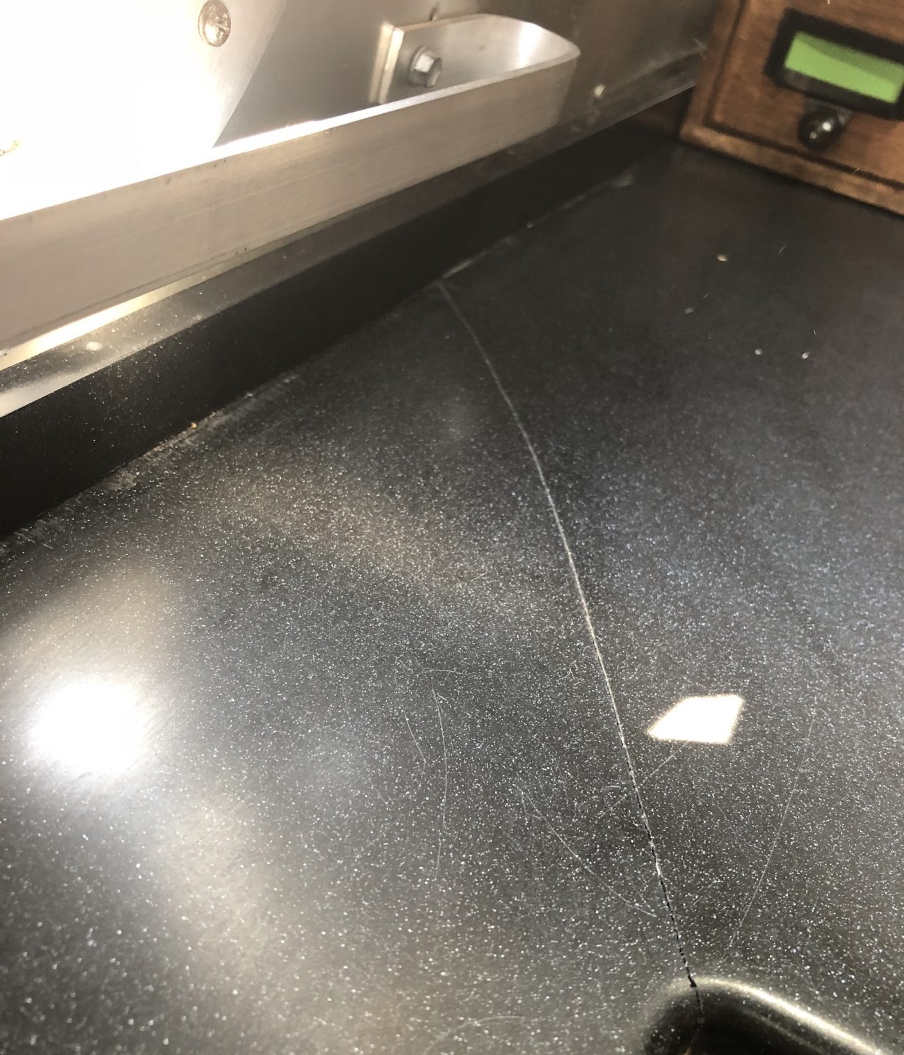 Crack in Airstream Counter