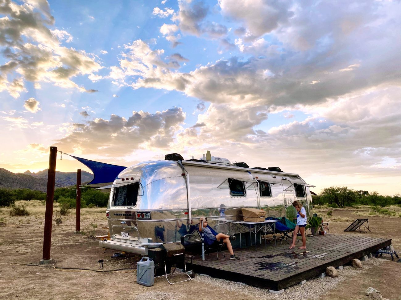 Building a Floating Deck for our Airstream - Tiny Shiny Home