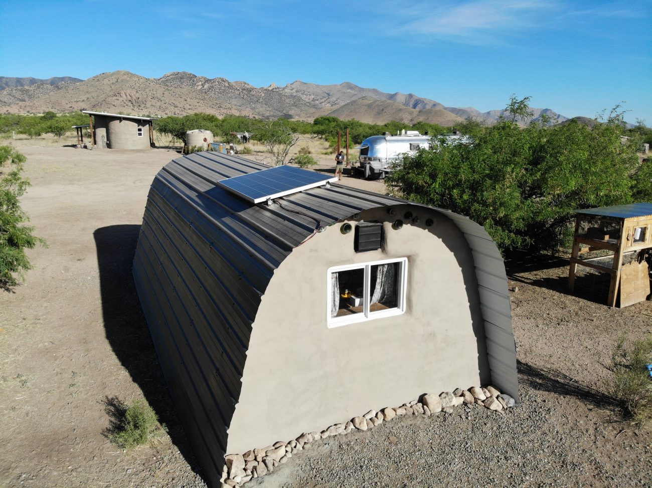 Feed Shed Low Solar Back