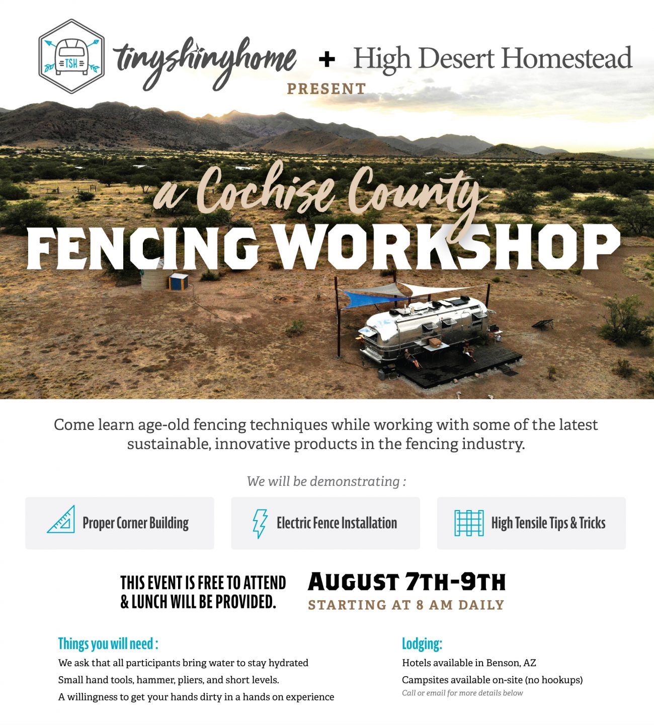 Fencing Workshop Flyer