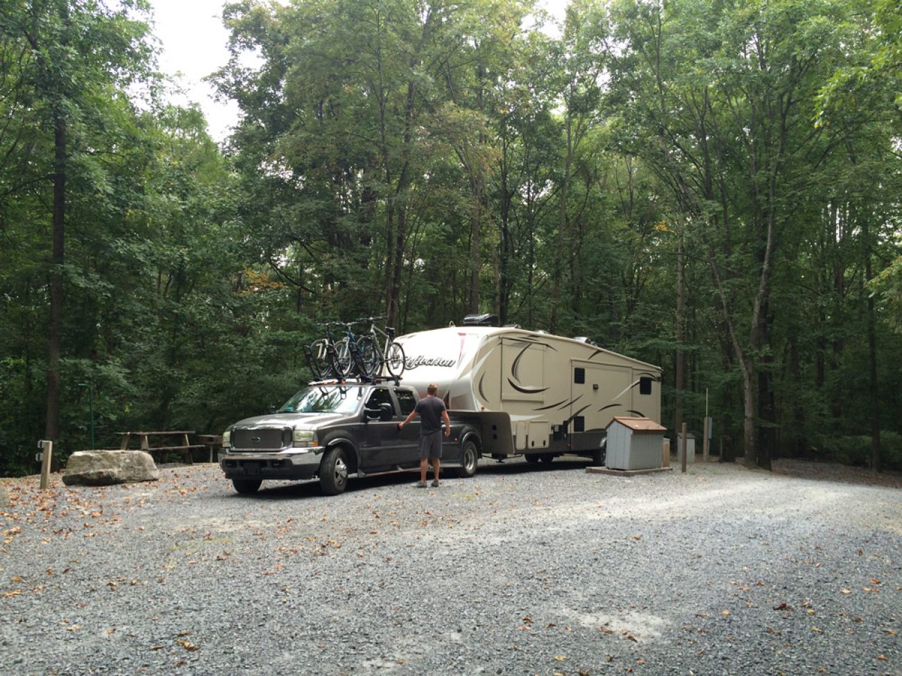 Virginia creeper outlet campground