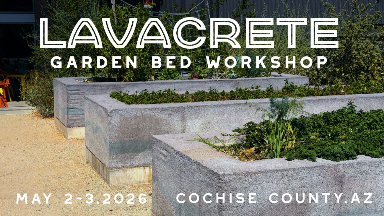 Lavacrete Garden Bed Workshop B