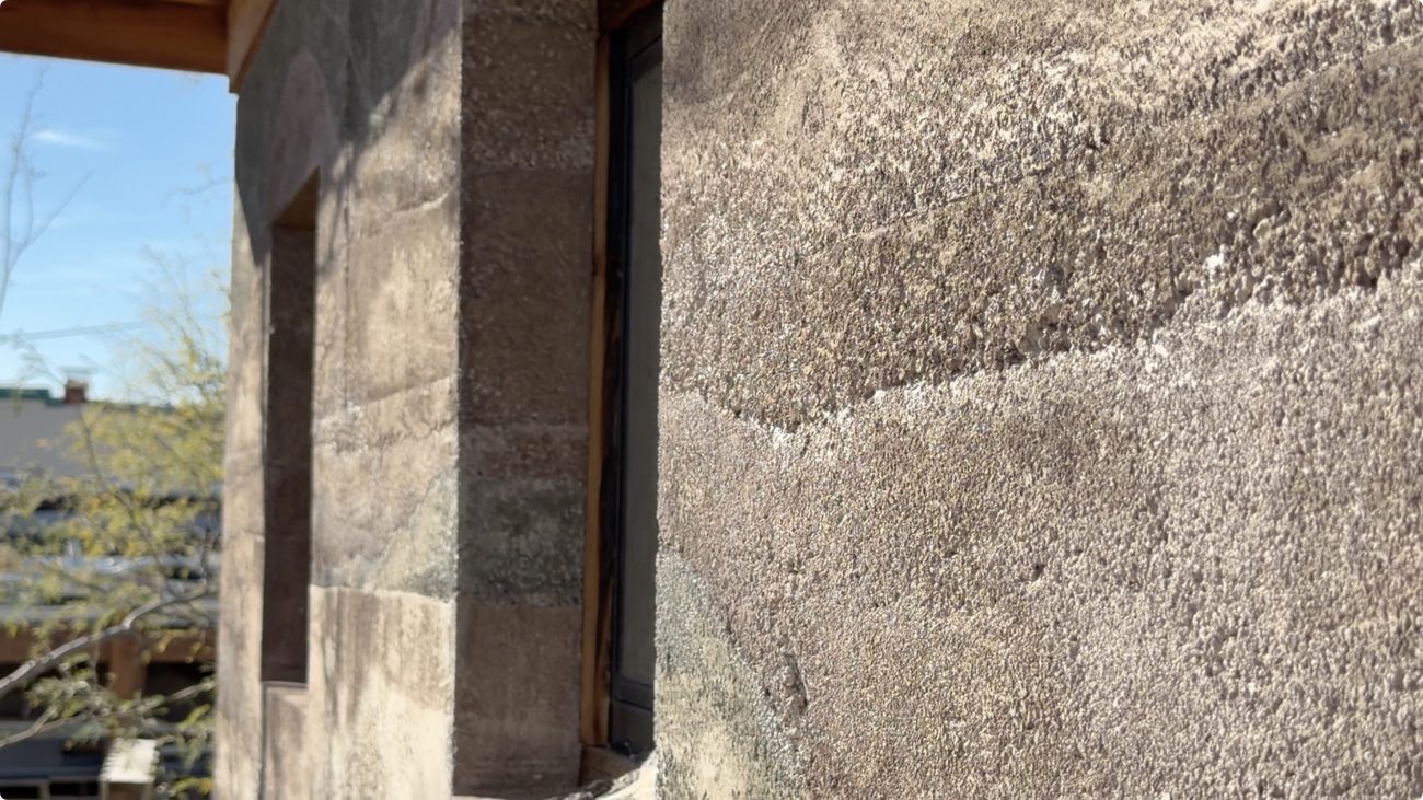 Lavacrete Walls Windows