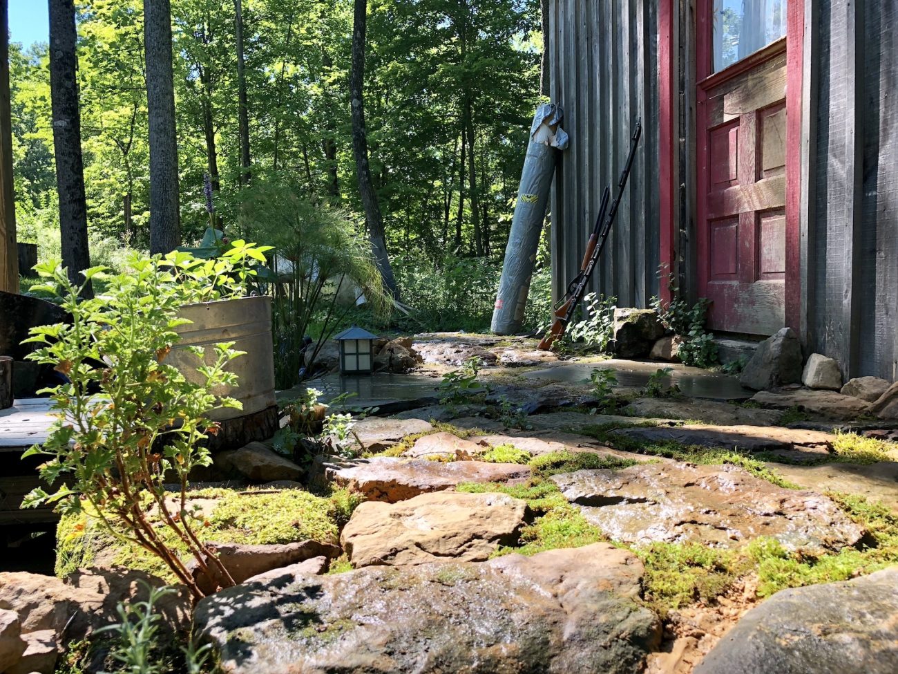 Natural porch