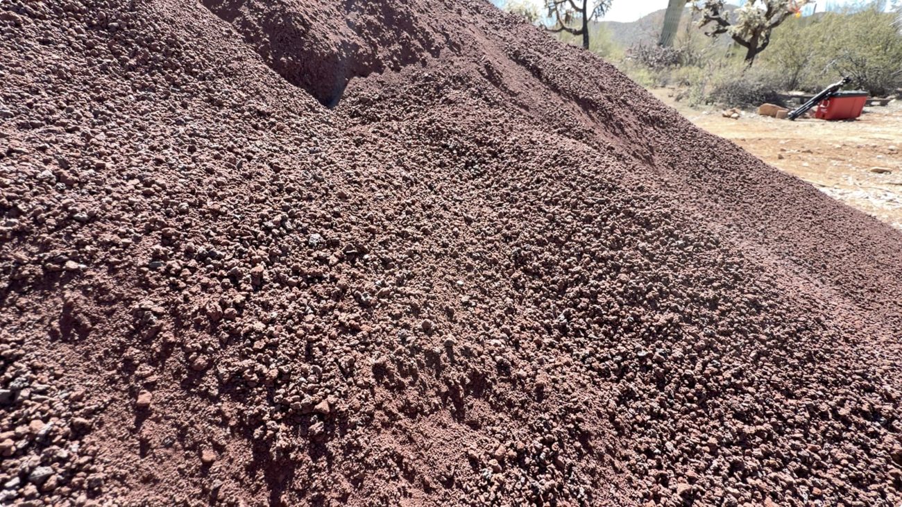 Scoria Sand Pile