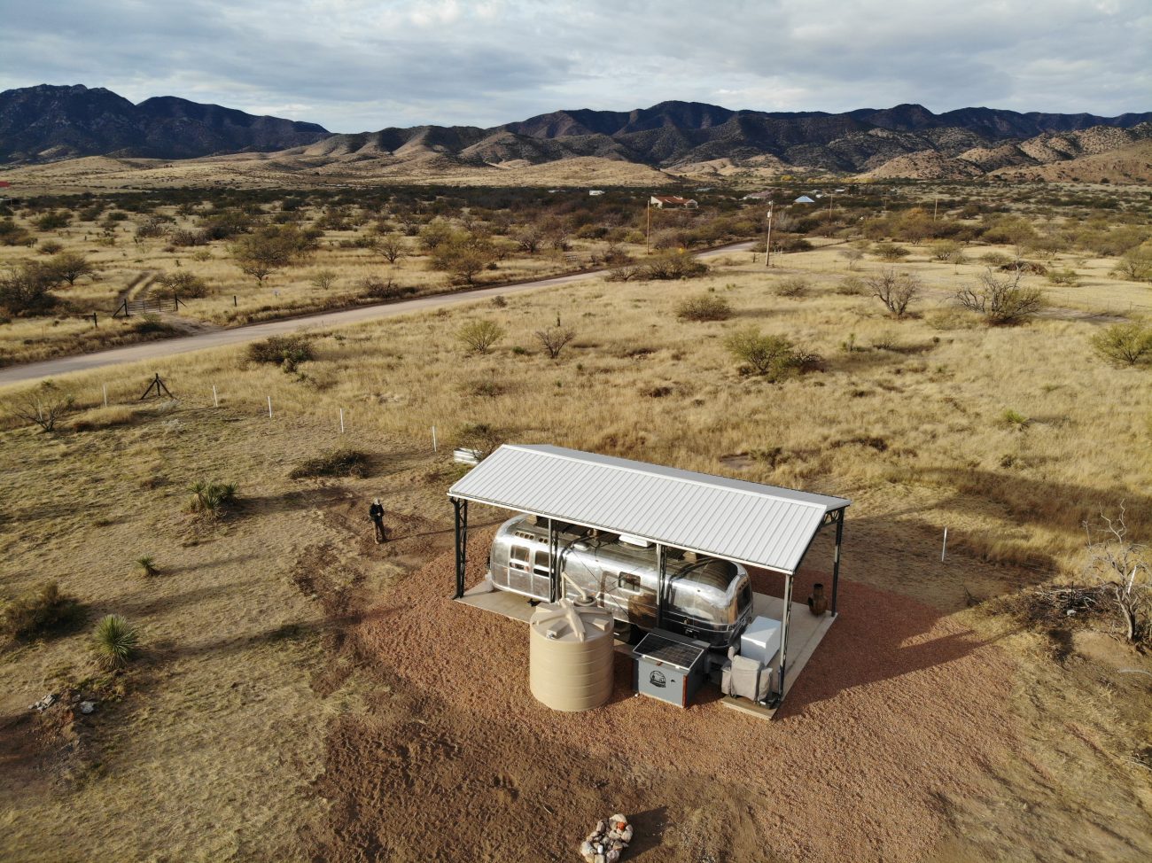 Septic Finished Airstream Drone