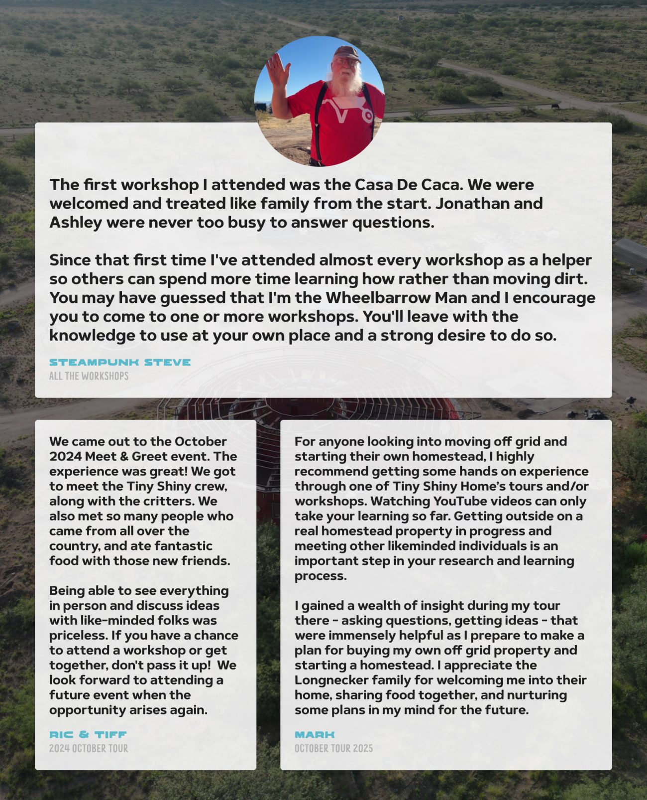 Tour Testimonials