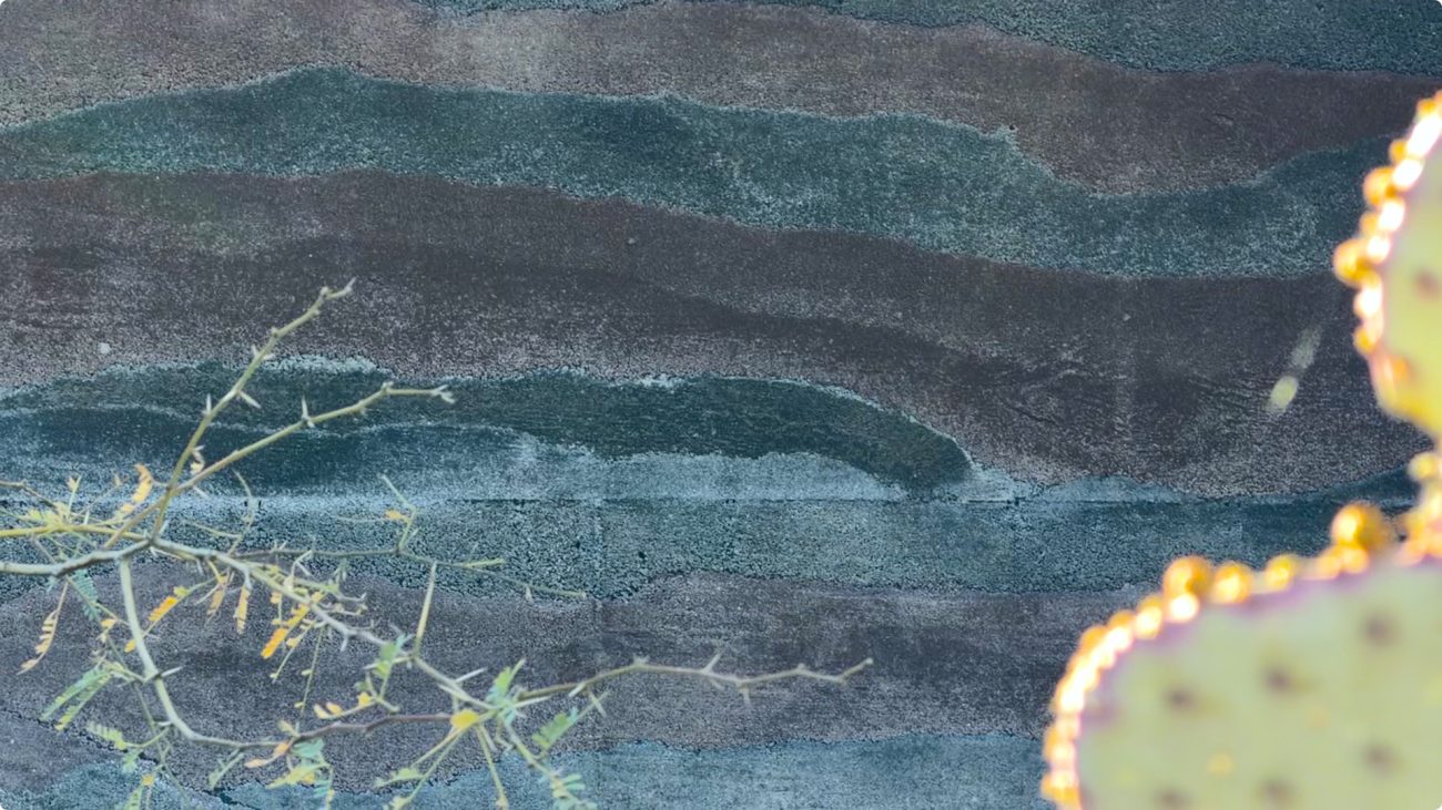 Lavacrete Wall Example