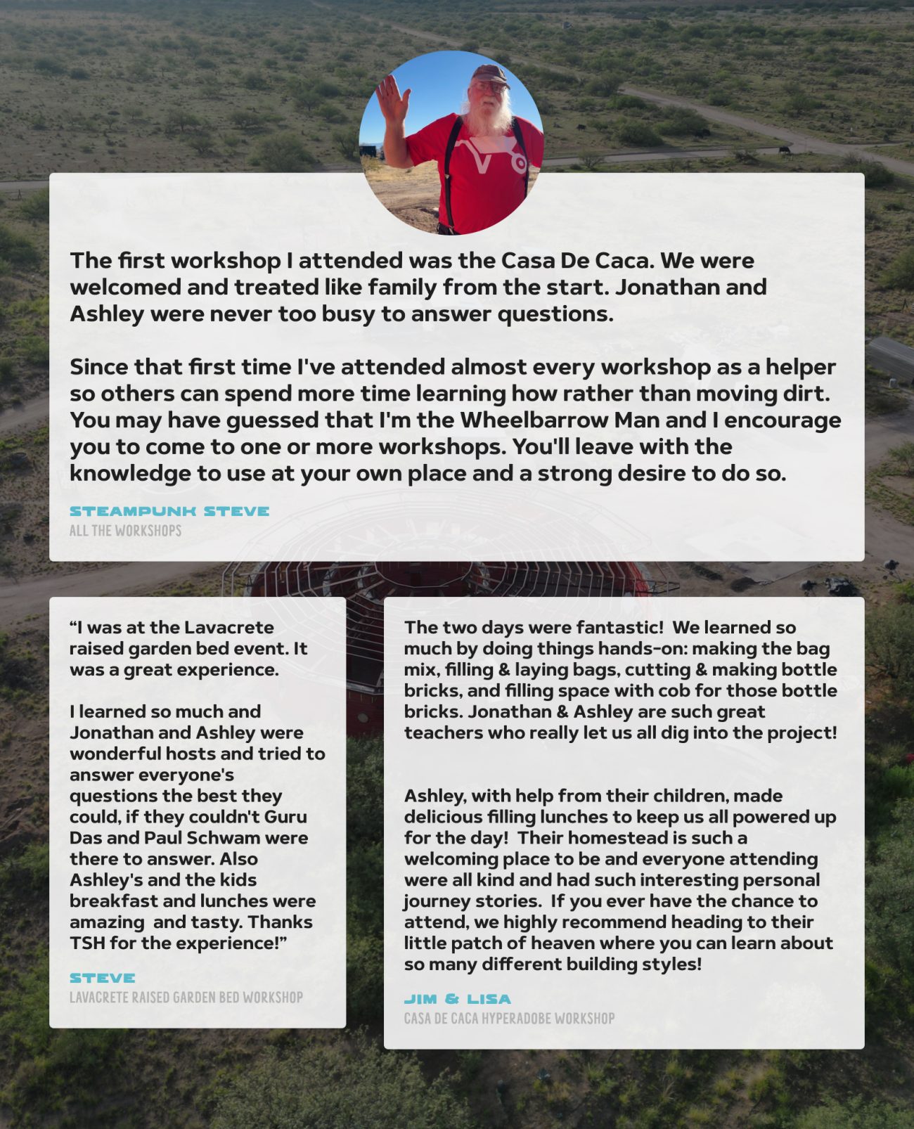 Workshop Testimonials