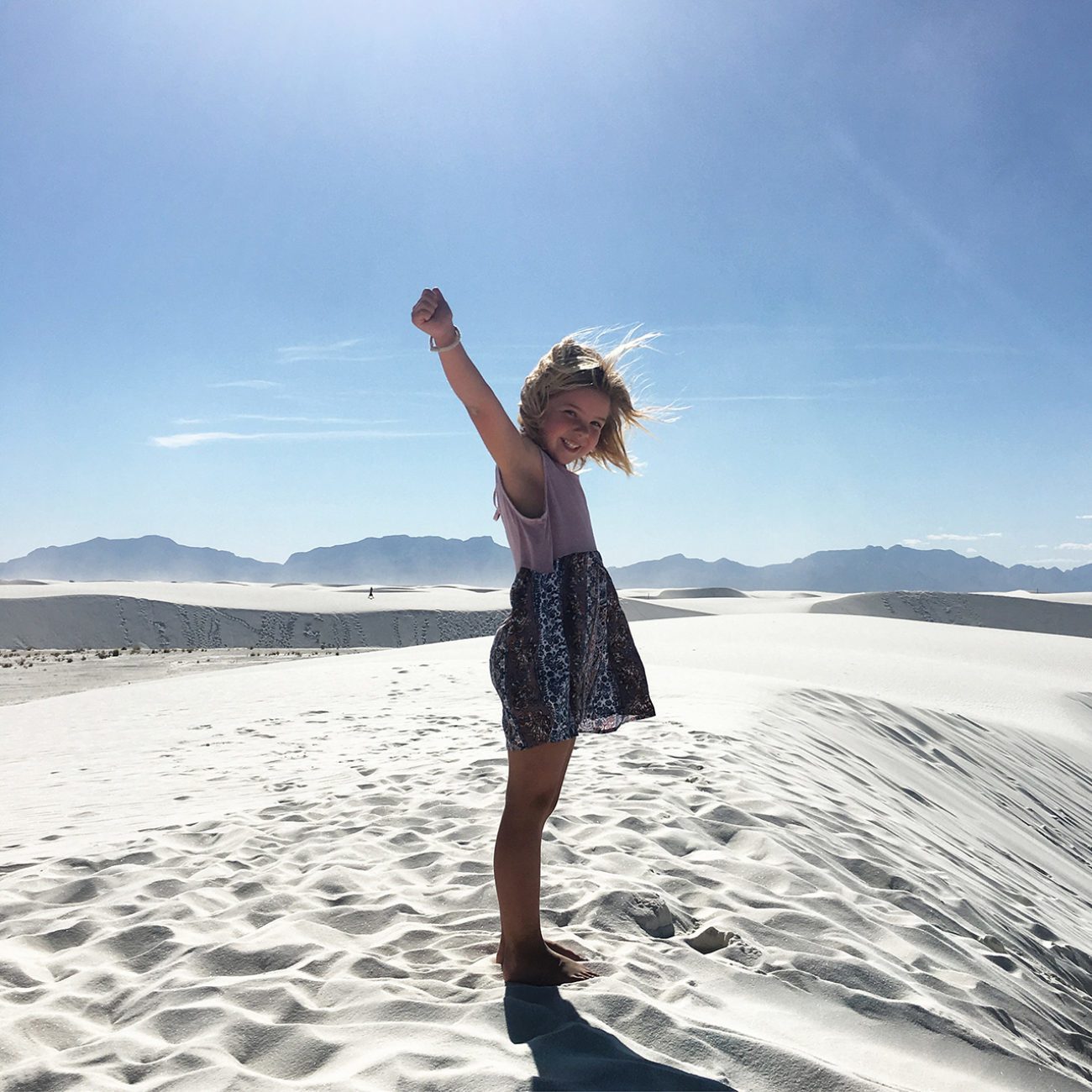 Ada On Dune At White Sands