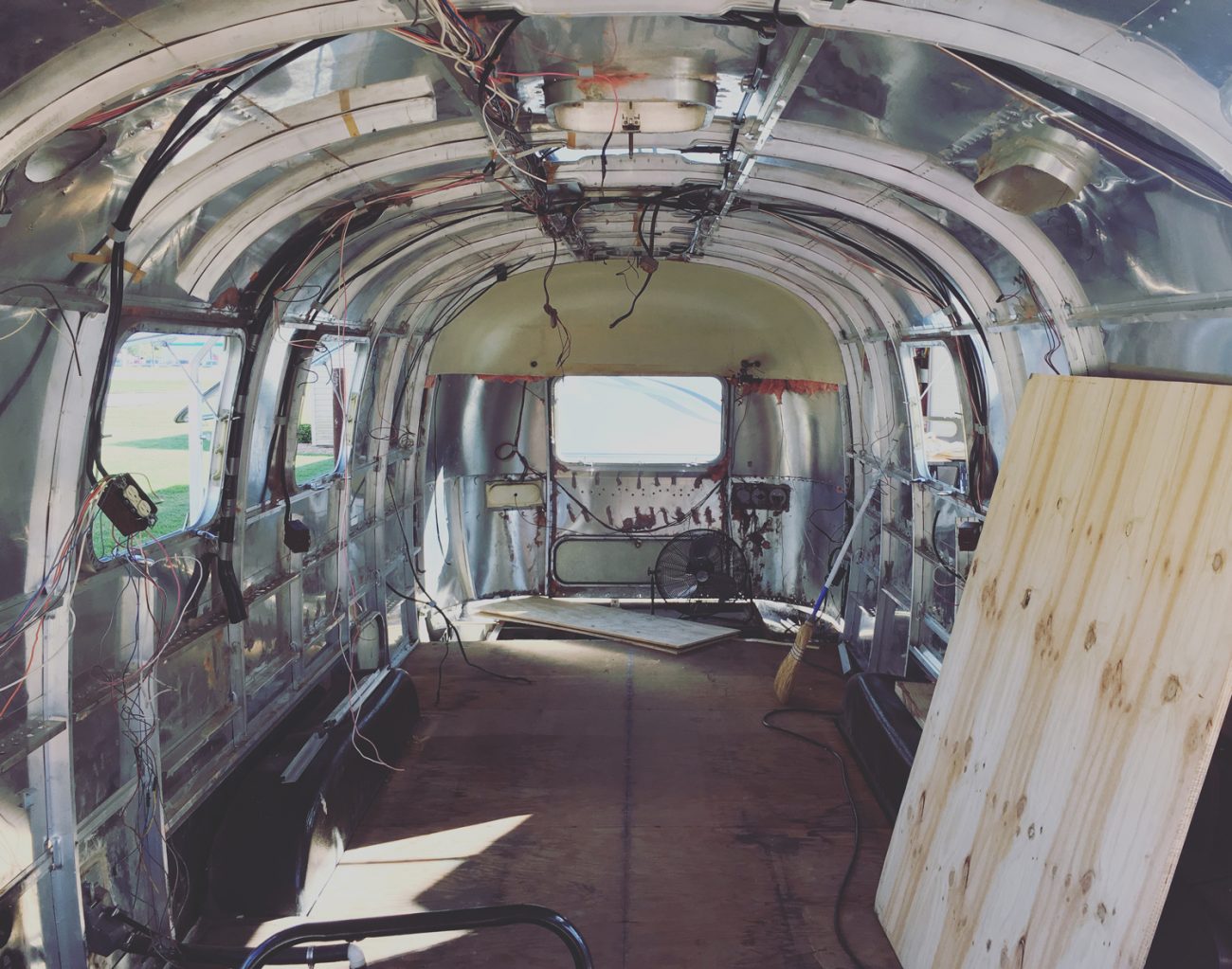 Airstream Gutted