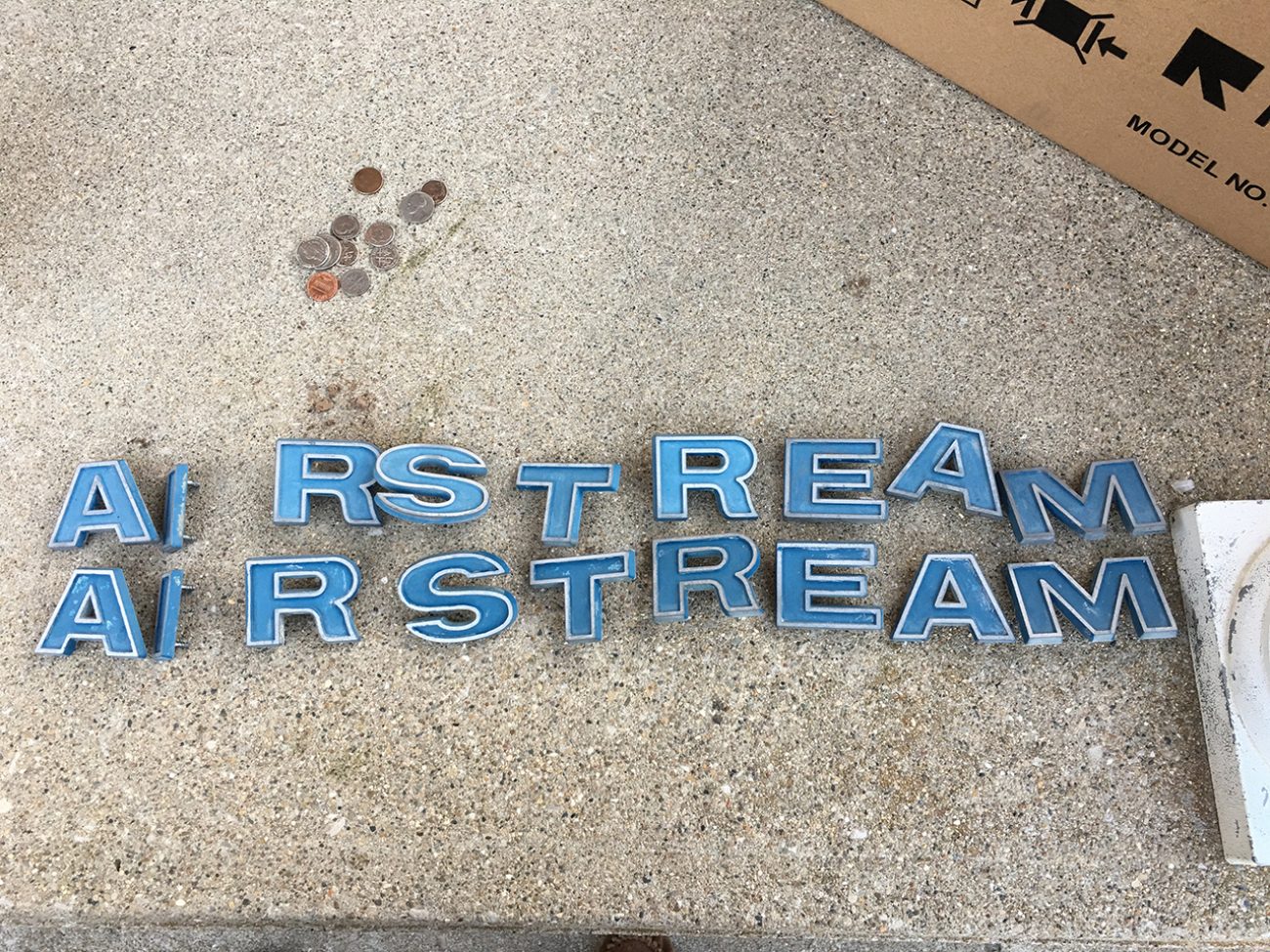 Airstream Letters Before Black