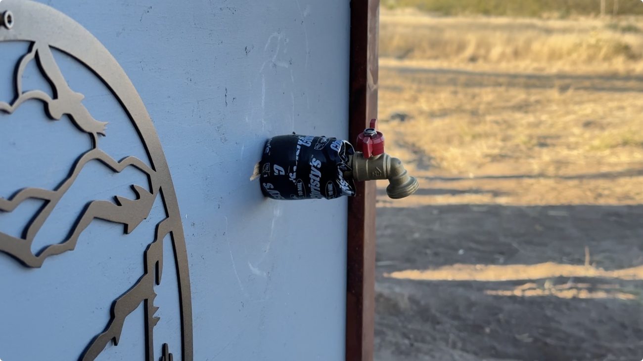 As pumphouse spigot