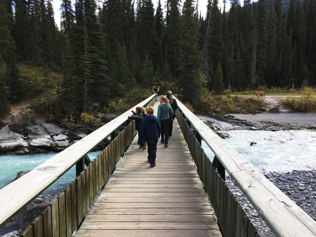 Canada Takakkaw Falls Bridge