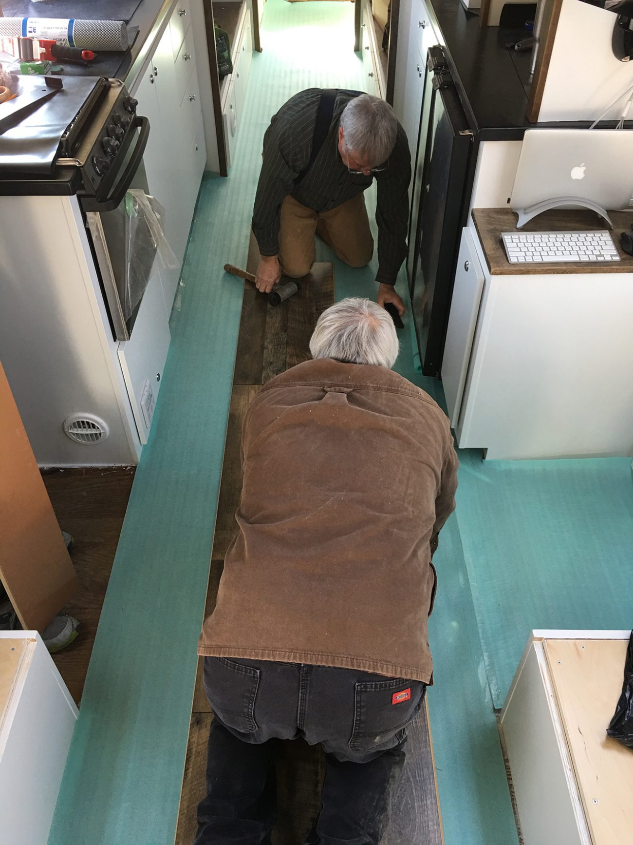 Dad And Fred Laying Floor
