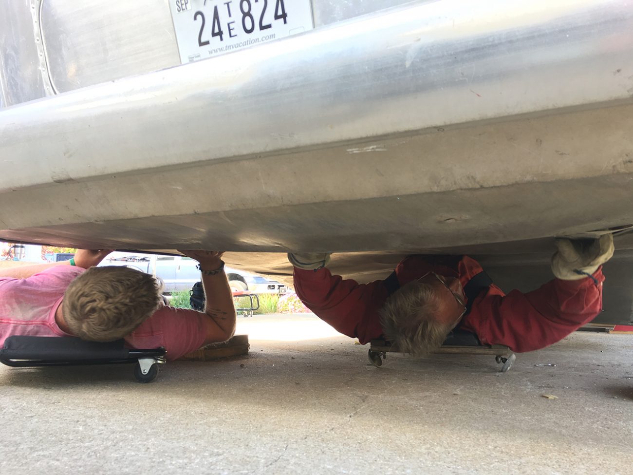 Dad And Jon Install Belly Pan