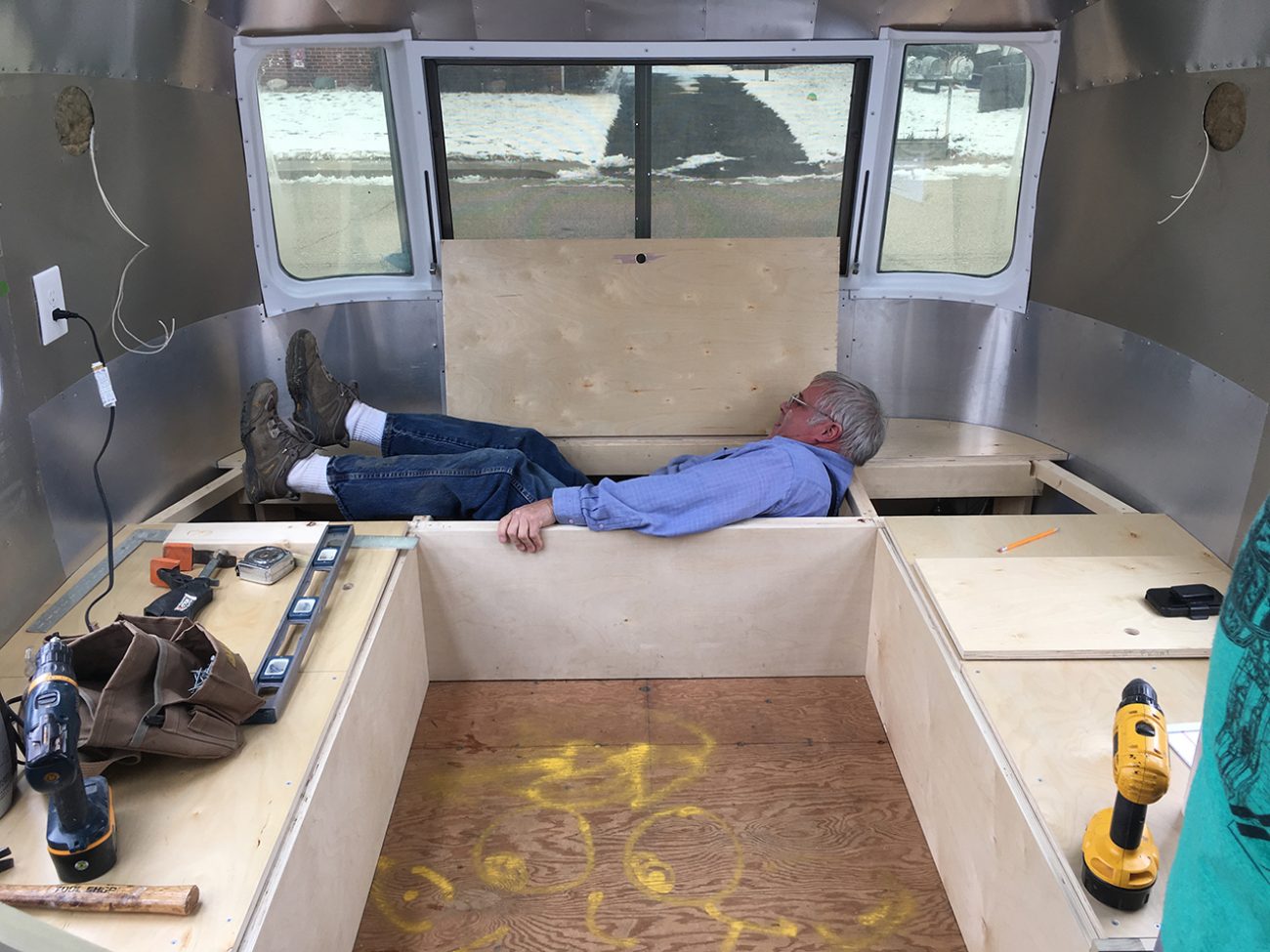 Dad Getting In Storage