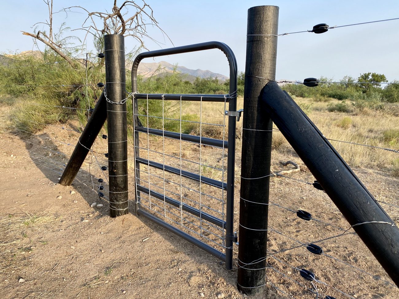 DIY electric fence wire holder  Electric fence, Electric fence