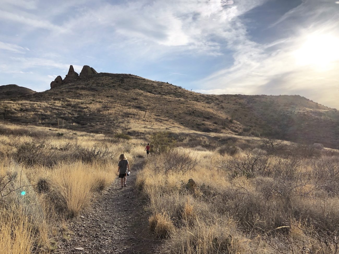 Hiking at Dripping Springs Natural Area
