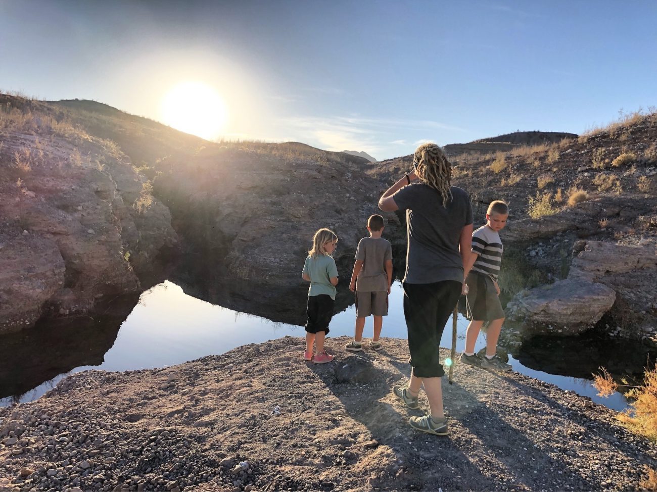 kids at lake mead