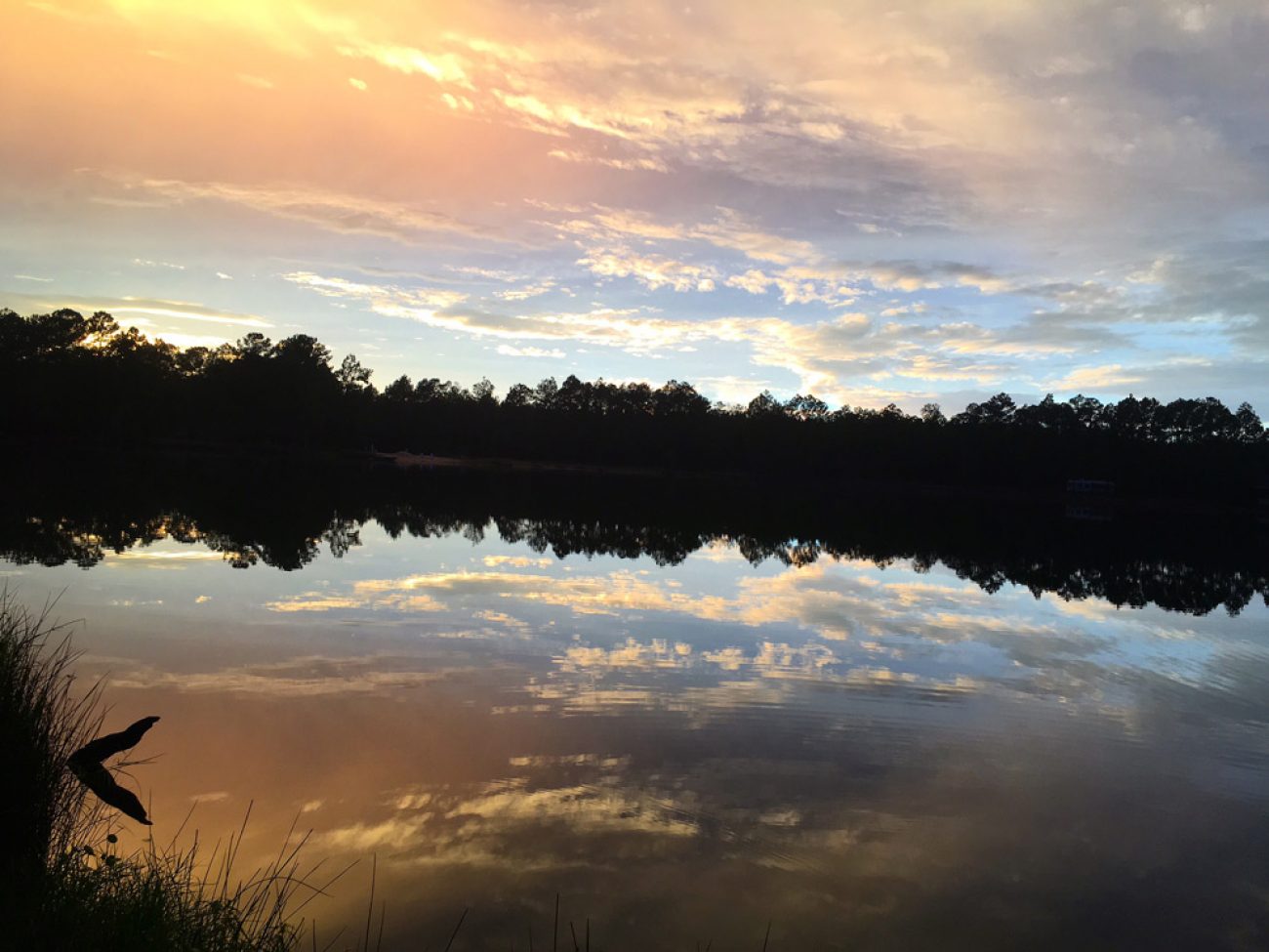 Sunset at Harmony Lake
