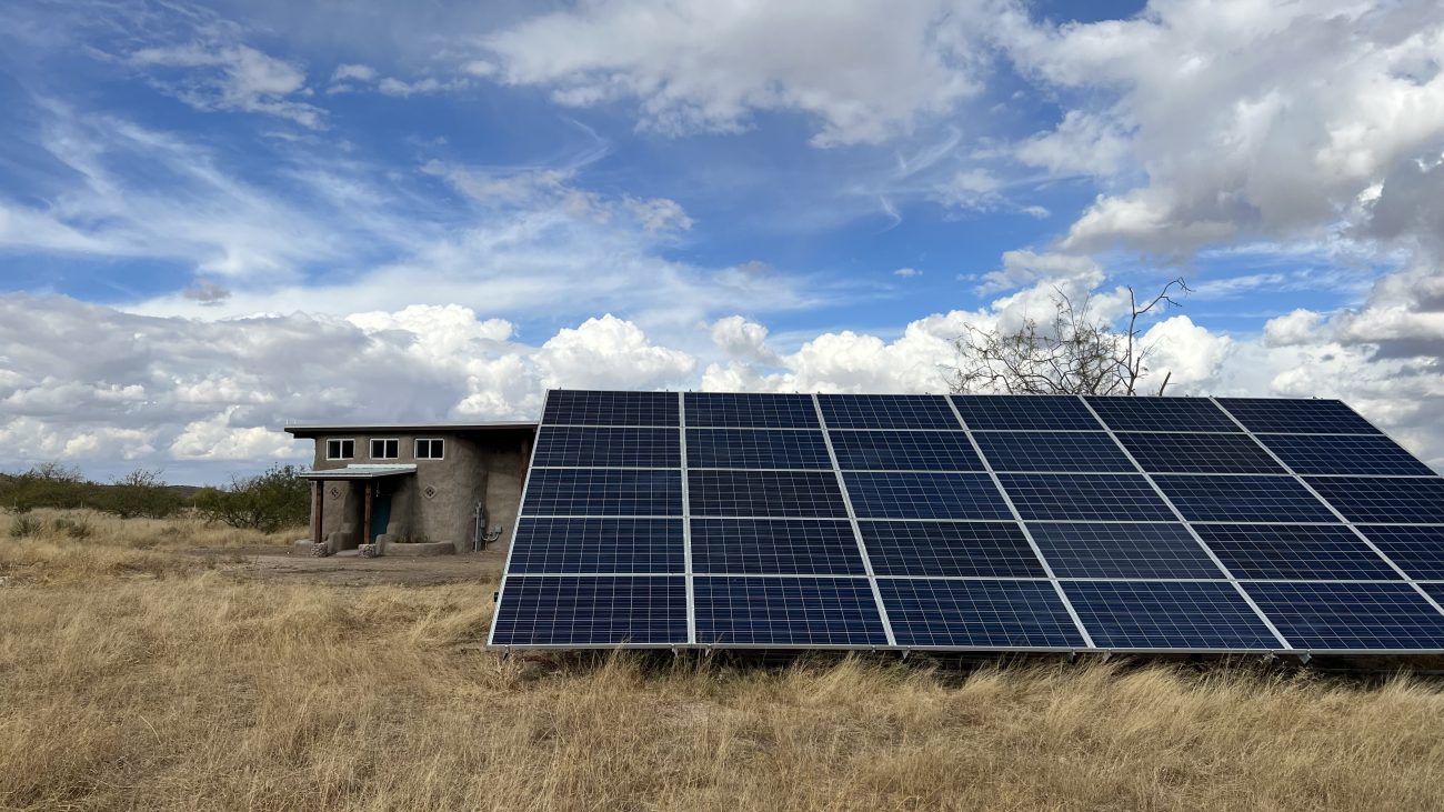 Solar Panel Ground Mount and Solar Shed