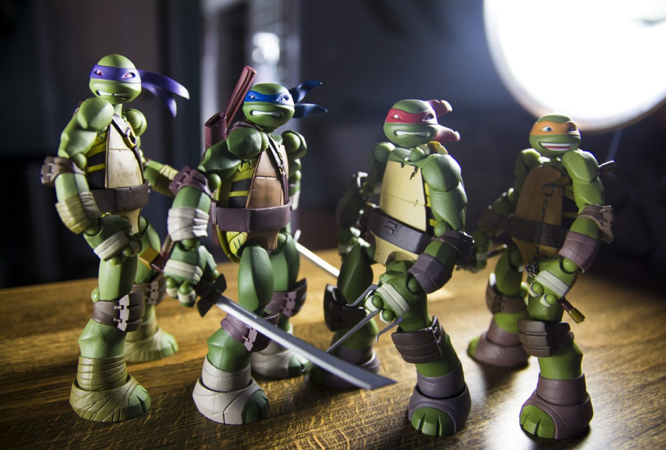 Big ninja store turtle toys